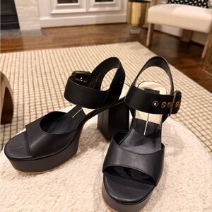 Dolce Vita Black Platform Heels
